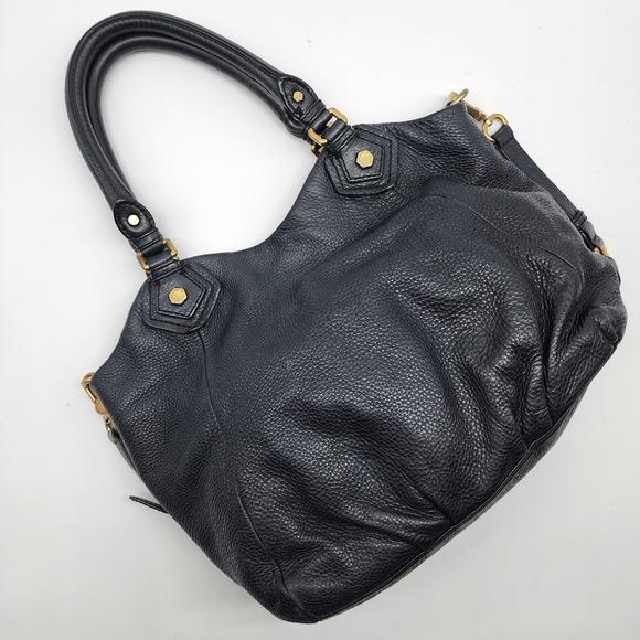 Marc By Marc Jacobs Classic Q Fran Hobo Black Leather Bag - Picture 9 of 16